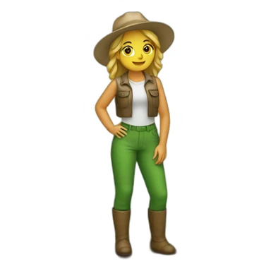Agro girl sticker
