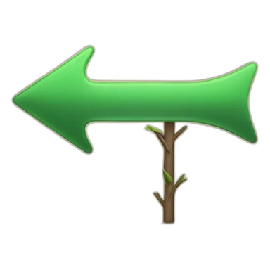 arrow for pointing toward sticker