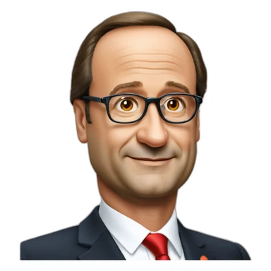 François Hollande URSS like sticker