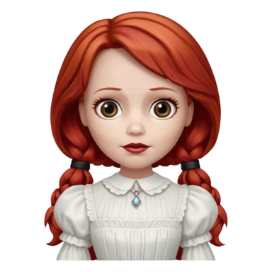 Annabelle doll (red hair) from The Conjuring movie sticker