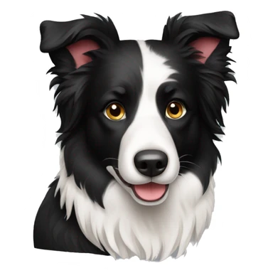 Border Collie Dog Full Body sticker