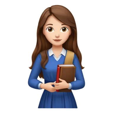 woman teacher in 19 century (full body version) sticker
