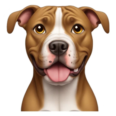 pitbull standing sticker