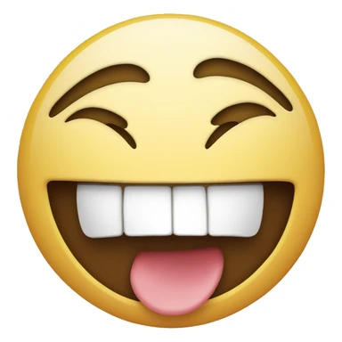 Laughing face with ok sign sticker