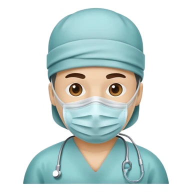 Surgeon mask sticker