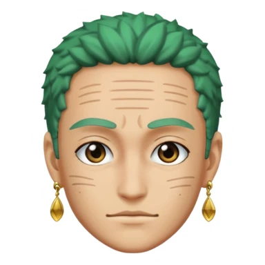 Zoro earrings sticker