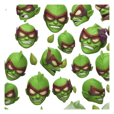 Green Goblin Spiderman sticker