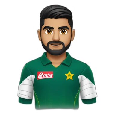 Babar azam sticker