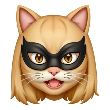 girl meowing sticker