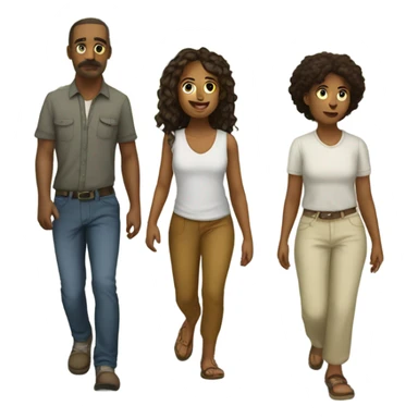 Sveti is waling with Kaya sticker