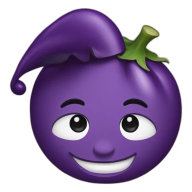 prince who has an eggplant on his hips sticker