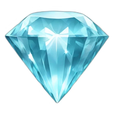 diamond with a face, arms and legs sticker