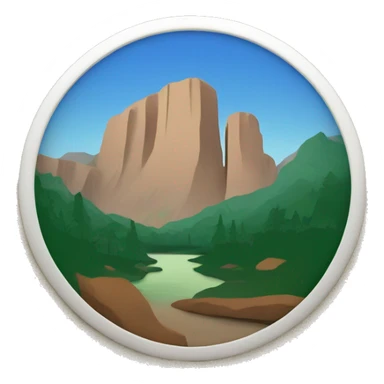 National park logo sticker