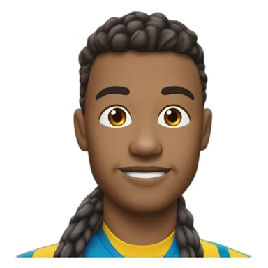 Mbapé avec le mallio de l’om sticker