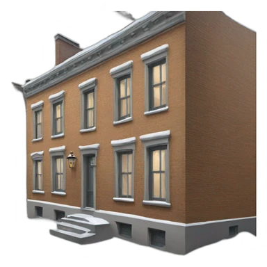 Rue avec de la neige sticker