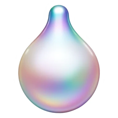 Iridescent Pearl iPhone 14 sticker