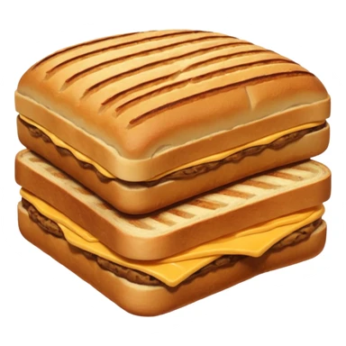 brown panini bread sticker
