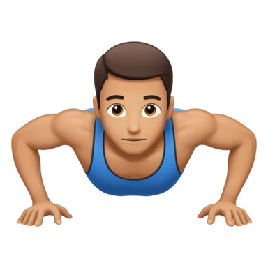 Pushup with no face sticker
