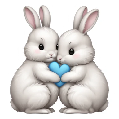 Bunny love  sticker