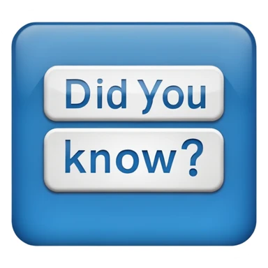  Did You Know?  sticker