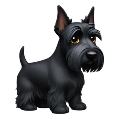 Scottish terrier bum sticker