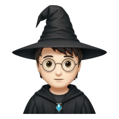 Harry potter with hat sticker