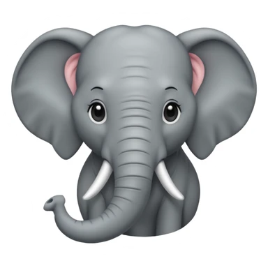 tropical elephant sticker