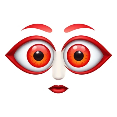 Turn this emojis eyes 😍 into this eyes🫀 sticker