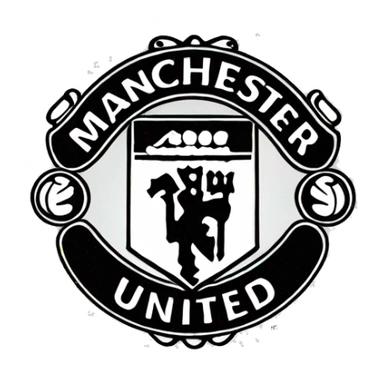 Manchester united logo sticker