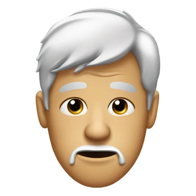 Guy with snot pouring out of his nose sticker