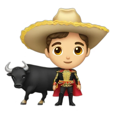 bullfighter sticker
