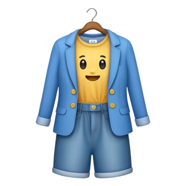 trying on clothes sticker