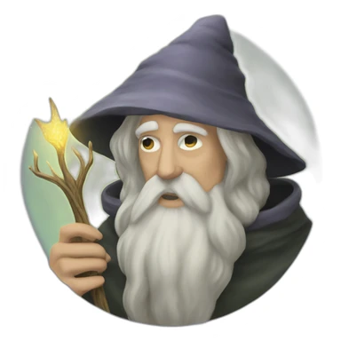 The Hermit tarot card sticker