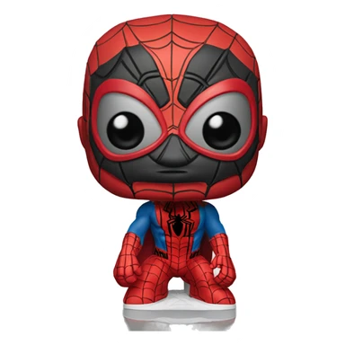Spider man with mask Funko Pop in box  sticker