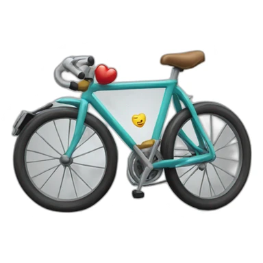 bike playing videogames sticker