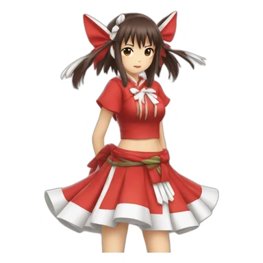 reimu hakurai sticker