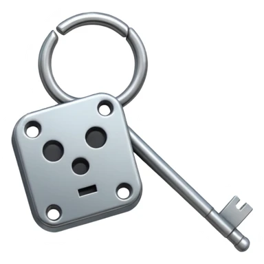 una llave con un llavero que diga Pablo Sbardella sticker