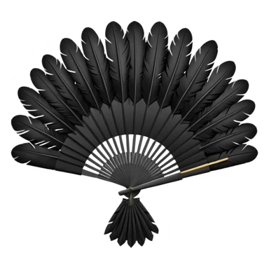 a-dovetail-consisting-of-black-feathers-that-spread-out-in-a-fan-shape.-without-the-dove. sticker