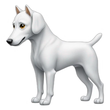 Chien dans un cheval sticker