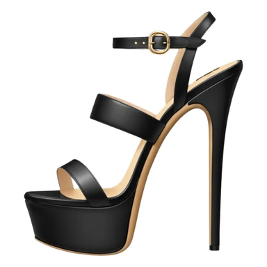 platform heel sandal, stiletto sticker