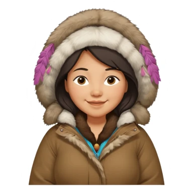 pregnant inuit sticker