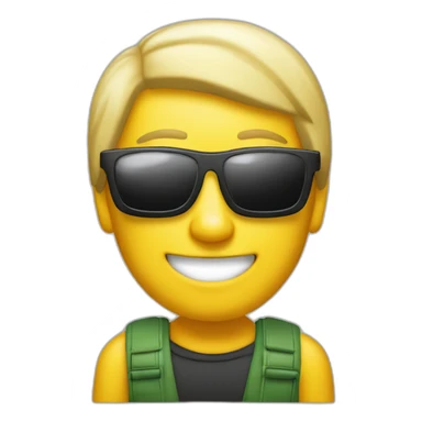 Citroën C2 1.1I red with a dude driving with sunglasses and blonde hair sticker