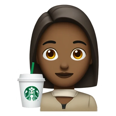 Person with Starbucks  sticker