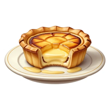 A portuguese pastel de nata  sticker