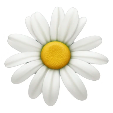 Pretty daisy with white petals.  sticker