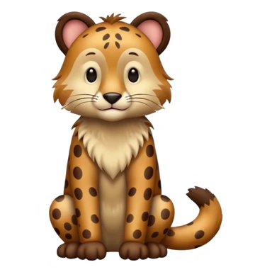 Zoo animal, full body. sticker