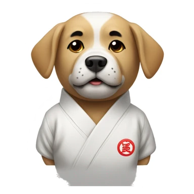 dog judo sticker