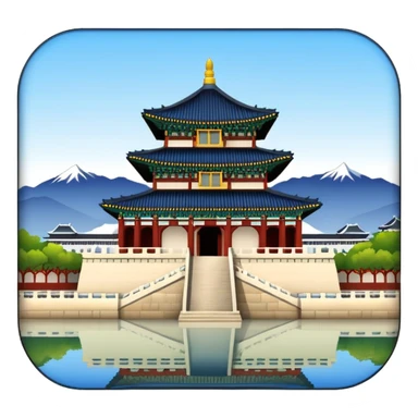 South Korea 
Gyeongbokgung Palace castle sticker