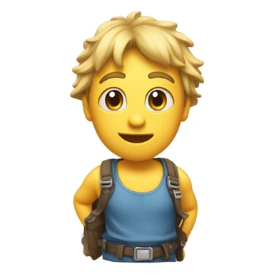 a emoji like"🚶" but replaced with the "🥷" emoji sticker