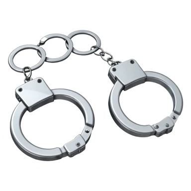 Handcuffs – shiny metal cuffs bdsm style sticker